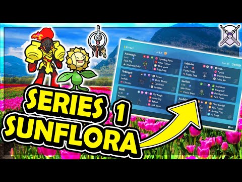 SERIES 1 SUNFLORA TEAM | VGC 2023 | Pokémon Scarlet & Violet - Pokesports