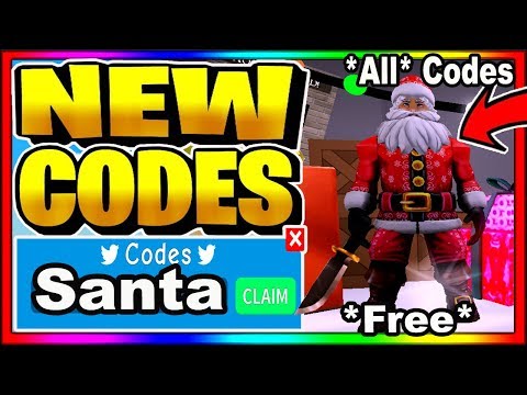 ALL NEW *ADMIN* CODES! Roblox Murder 15 ❄️SANTA EVENT❄️