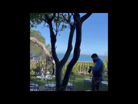 The Italian Wedding Band lounge drink reception Amalfi