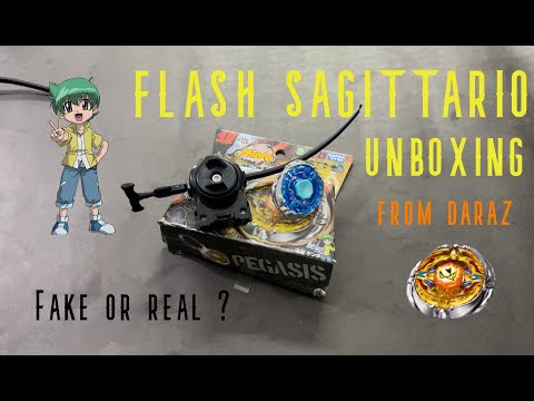 FLASH SAGITTARIO UNBOXING FROM DARAZ!! | BB-126 | Metal fury Beyblade #beyblade #youtube
