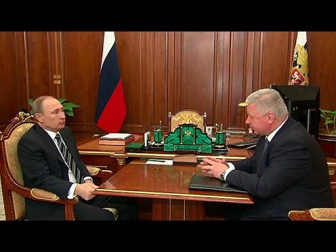 Встреча Владимира Путина с Михаилом Шмаковым
