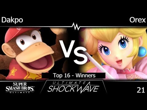 USW 21 - TLOC | Dakpo (Diddy) vs BTB | Orex (Peach) Top 16 - Winners - SSBU