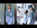 Wow Baapre Saiee Manjrekar Flaunts Her Huge Back In Tight GYM Outfit Fig