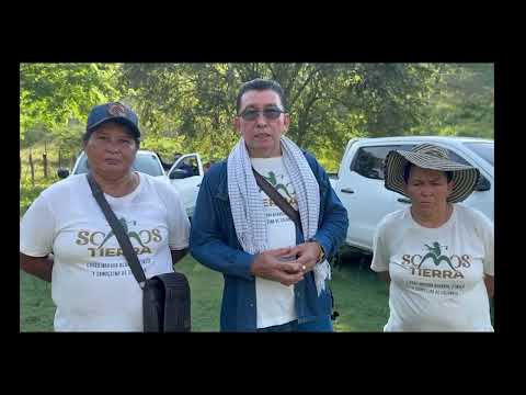 Entrega de tierras en la vereda de Varelas. Caparrapi Cundinamarca