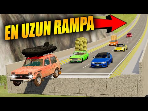 EN UZUN RAMPADAN ATLADIM , ARABALARA TUZAK KURDUM // BeamNG.drive #beamng
