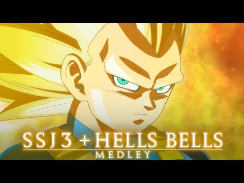 Dragon Ball Z | SSJ3 Power Up + Hells Bells Medley | By Gladius