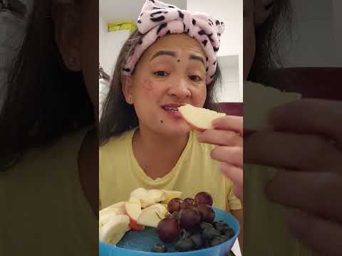 late at night I have  fruits and milk.