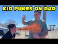 Kid Pukes On Dad At A Park Original