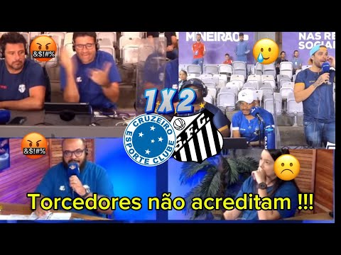 Reações dos CRUZEIRENSES - Cruzeiro 1 X 2 Santos - Campeonato brasileiro - Será que ficaram bravos ?