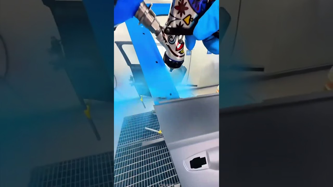 Car Paint Technology: Precision Spraying Demo in Action