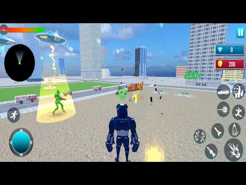 Police Panda Robot Car Transform: Flying Car Games 2021-Gameplay Walkthrough Part 2 (Android, iOS)