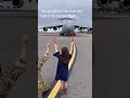 Girl Directing Her Dad On His Last Flight ️ Creative Aviation