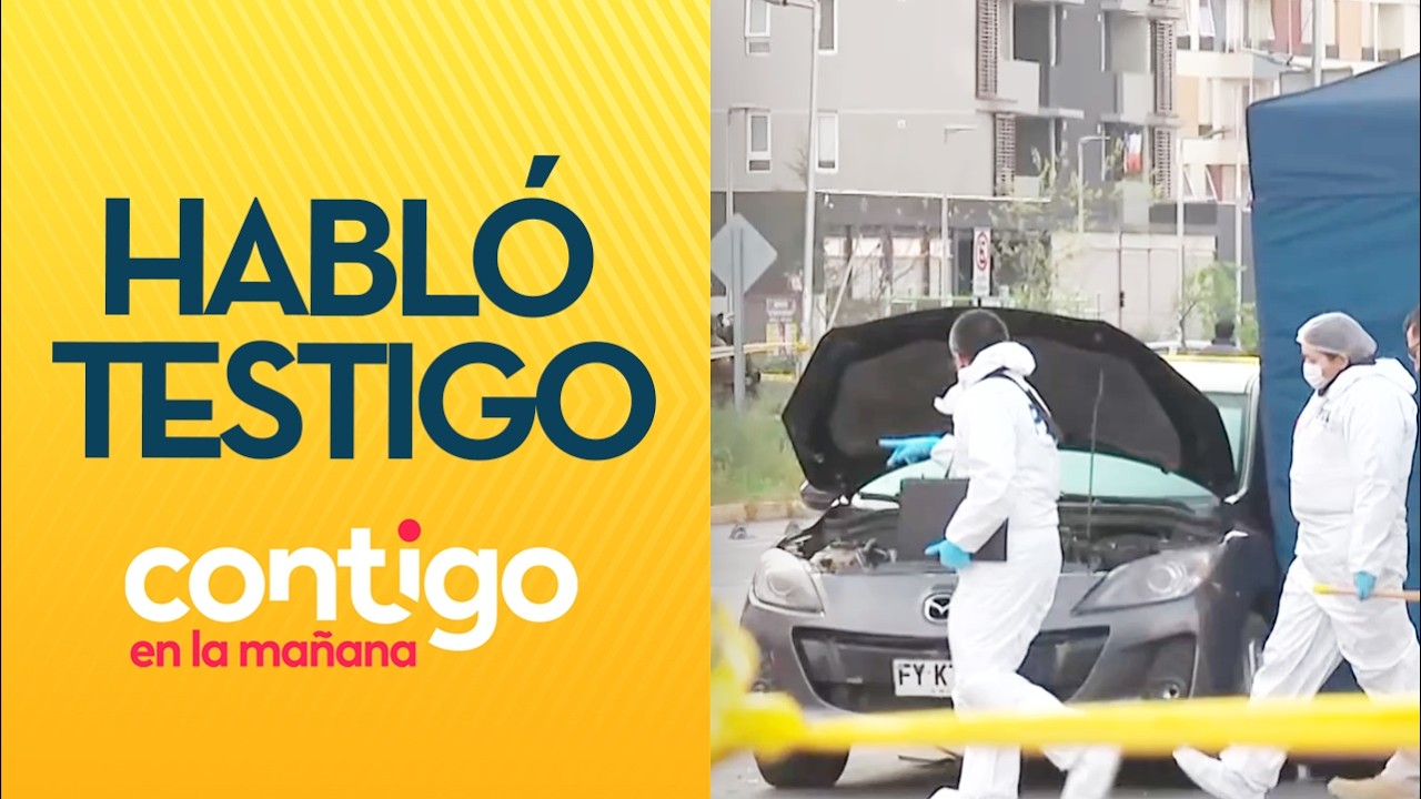 "ME DIO SUSTO": Habla testigo de persecución de sujetos abatidos en Cerrillos - Contigo en la Mañana