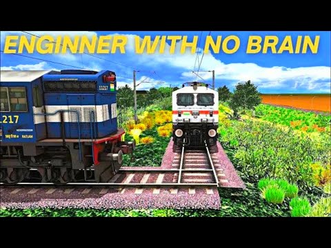 Trains vs Sharp Turn – when engineers have no brain | Train Simulator 2022 |