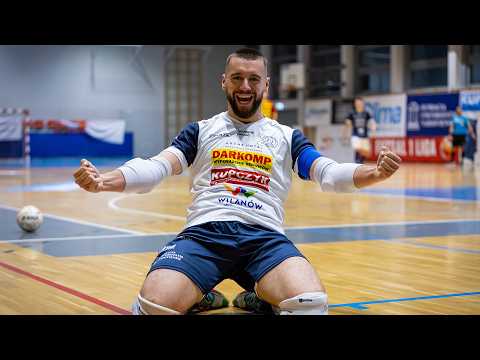 SKRÓT: AZS UW Darkomp Wilanów vs. Grinbud KS Gniezno (6:3) | 8. kolejka 1. ligi futsalu