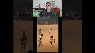 O CARA DANÇANDO E DRIBLANDO NO TERRÃO KKK (REACT) #shorts #futebol #dribles