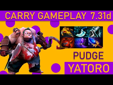🤢Yatoro Carry Pudge Gameplay - Dota 2 High MMR