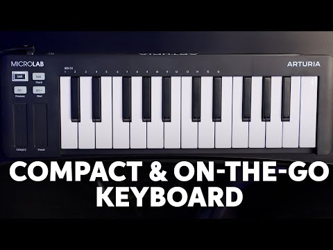 Arturia MicroLab mk3 Keyboard Controller Demo