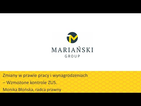 Zmiany w prawie pracy i wynagrodzeniach cz 4 Wzmożone kontrole ZUS