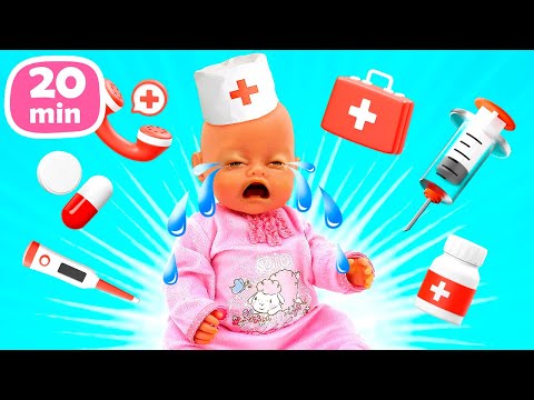 Baby Born Annabelle - Puppen Videos für Kinder auf dem Kanal Baby Puppen. 5 Folgen am Stück.