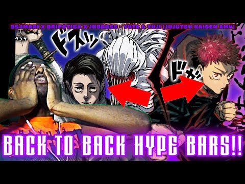 BACK TO BACK HYPE BARS!! | 954mari x Drip$tick x Jhbboss - YUTA & YUJI [Jujutsu Kaisen AMV] [REACT]