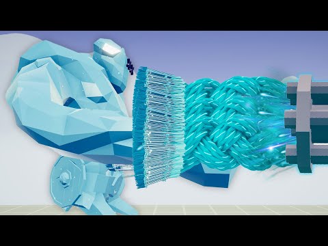 ICE MINIGUN FREEZING EVERY UNIT - TABS Totally Accurate Battle Simulator