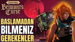 Başlamadan Önce Bilmeniz Gerekenler | Castlevania: Belmont's Curse | Türkçe Başl