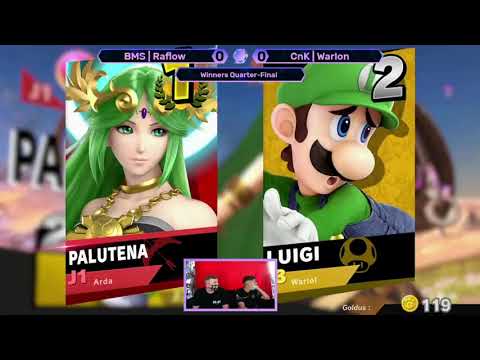 Coupe DitootiD #2 SSBU Pool Winners Quarter Final - BMS|Raflow (Palutena) VS CnK|Warlon (Luigi)