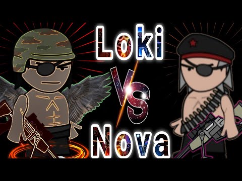 Loki Vs Nova/Neon || Mini militia ft.