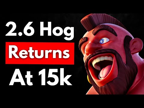 I Pushed to 15,000 Trophies with 2.6 Hog Cycle!