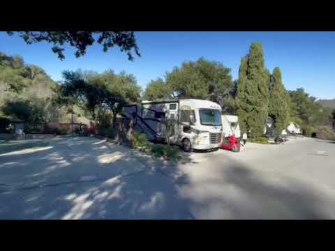 view of cabins and camper spots