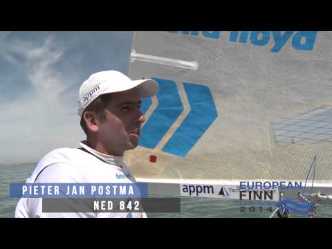 Low Wind for the 1st day at the European Finn Championship in La Rochelle