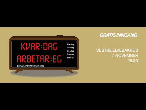 MINIREVY 2022 KVAR DAG ARBETAR EG