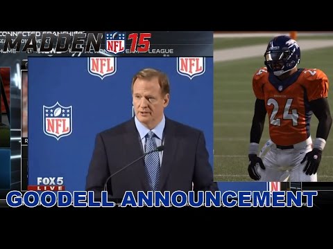 Madden NFL 15 HB Player Franchise: Roger Goodell Announcement! - PROUD OF PEYTON