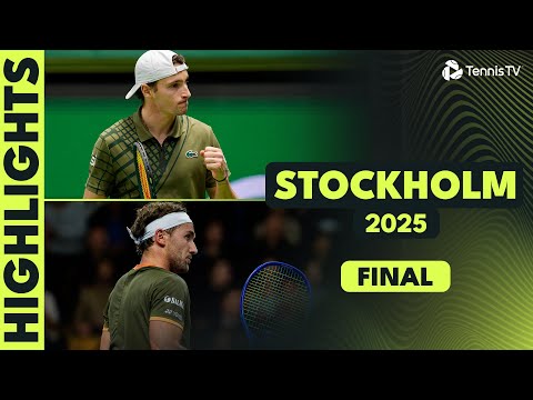 Ugo Humbert vs Casper Ruud For The Trophy! | Stockholm 2025 Final Highlights