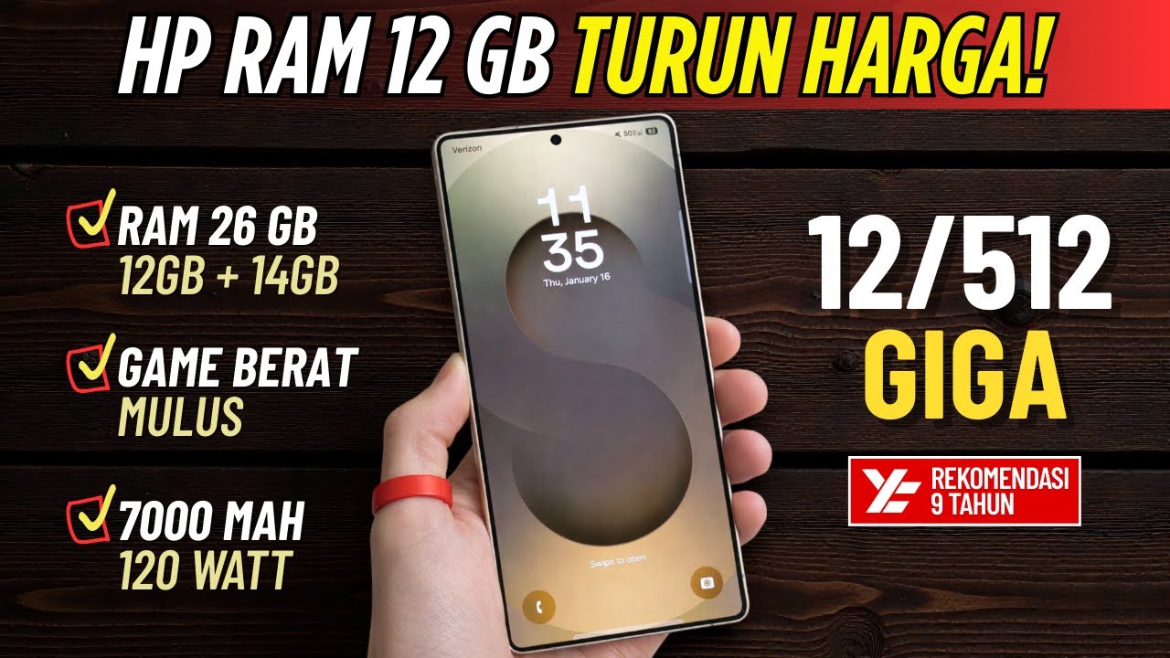 Semua HP Naik Harga.. TAPI 5 HP RAM 12GB INI MALAH AMBRUK‼️ (Januari 2026)