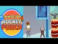 Rocket Punch Gameplay Level 81 100 Destroy Mode Skin Robot Steel Glove Weapon