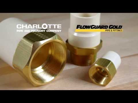 Charlotte Pipe Lead Free Flowguard Gold Fittings