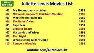 Juliette Lewis Movies List
