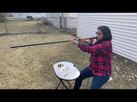 Mauihowey’s Michigan-Cold Steel Big Bore Blow Gun target shooting🇺🇸