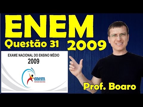 ENEM 2009 - Physics - Wave - Question 31 solved (Blue Booklet) - Prof. Marcelo Boaro