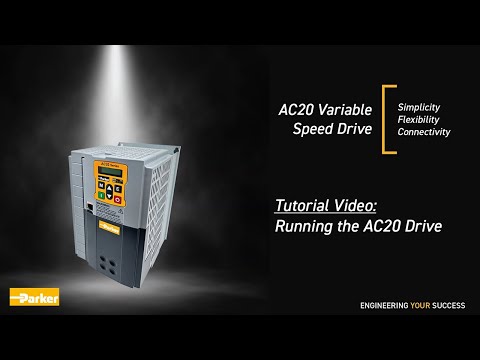 Basic Setup of the AC20 Variable Speed Drive Using the Keypad | Drive Controller | Parker Hannifin