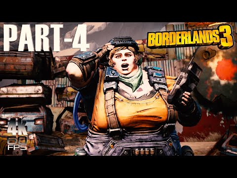 BORDERLANDS 3 Walkthrough Gameplay Part 4 Hijack Car [4k 60FPS RAY TRACING] - No Commentary