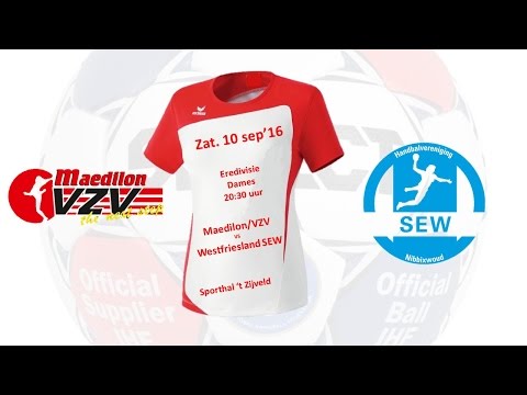 Maedilon VZV -  West Friesland SEW, 10 sept. 2016, eredivisie