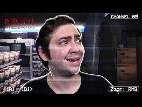 alanzoka jogando The Convenience Store, jogo de terror
