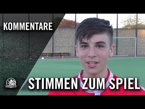 Die Stimmen zum Spiel (FC Internationale - 1. FC Union Berlin II, B-Junioren) | SPREEKICK.TV