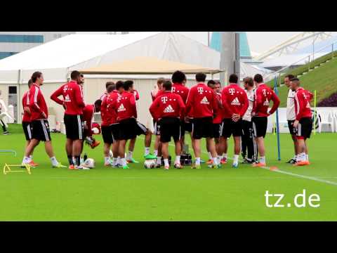 FC Bayern in Doha: Highlights vom zweiten Training (06.01.2014)