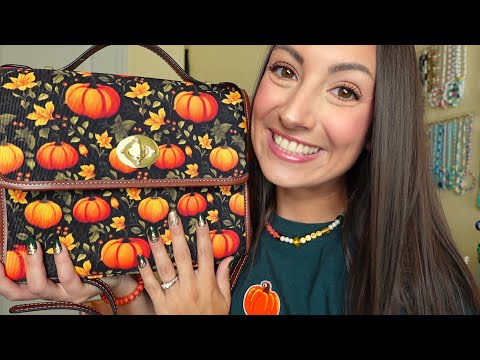 ASMR Meet Pumpkin Bag 🎃👜 (and all her cute accessories!)