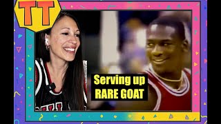 Tina Tries Reacting - Michael Jordan Voyager mixtape - BEST rare Video ever (Voyager) Part 1 & 2