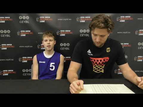 CEYBL U14 - Press conference, 29.10.2022, WKK Wroclaw - Thuringia Select Team